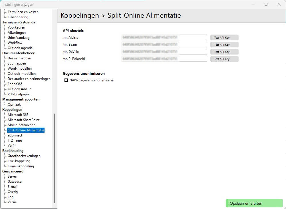 Split-Online | Handleiding | Urios - Software voor Advocaten